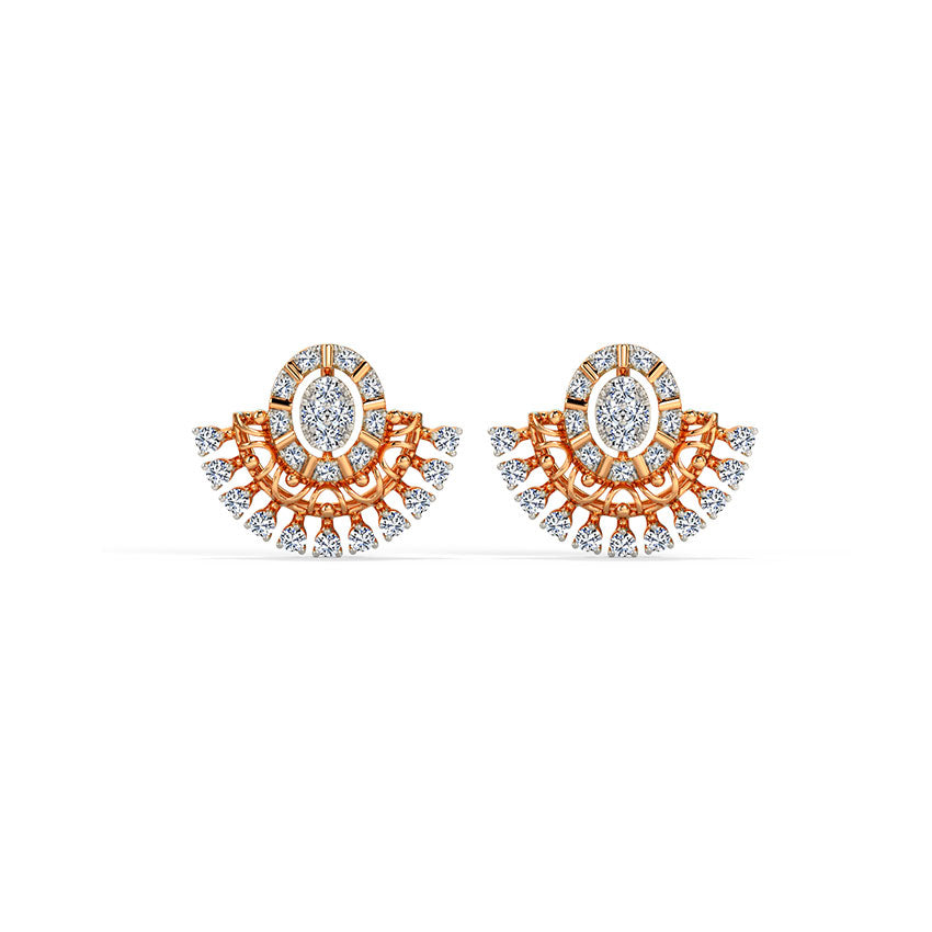 Manya Diamond Stud Earrings