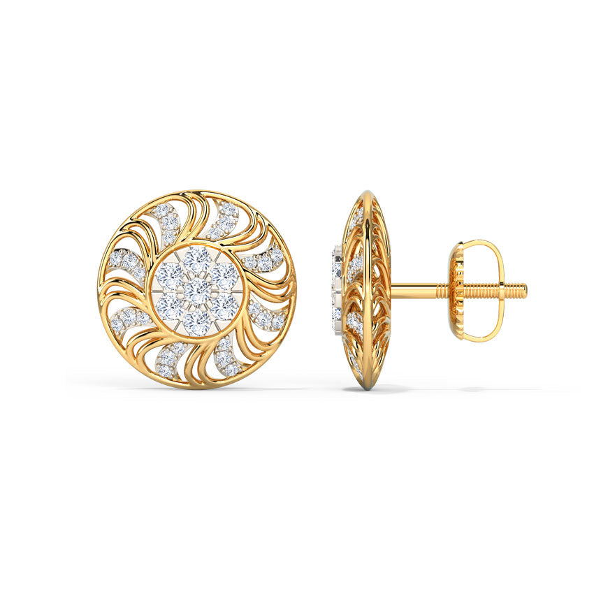 Vera Detachable Diamond Stud Earrings