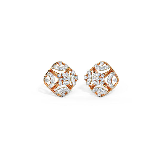 Rina Diamond Stud Earrings