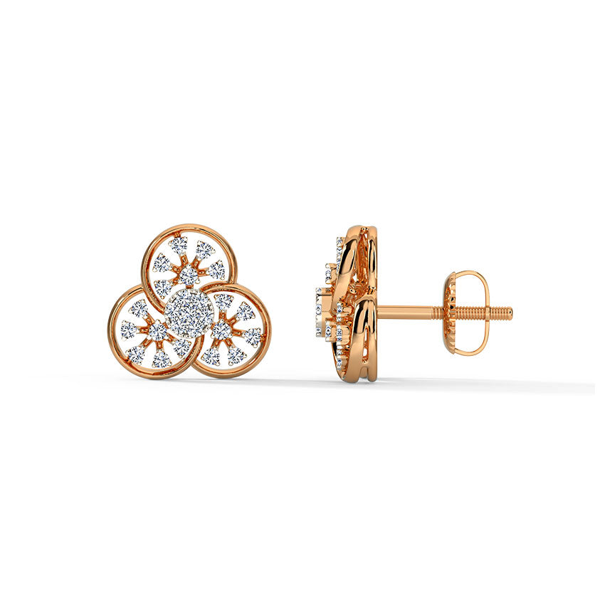 Lara Diamond Stud Earrings