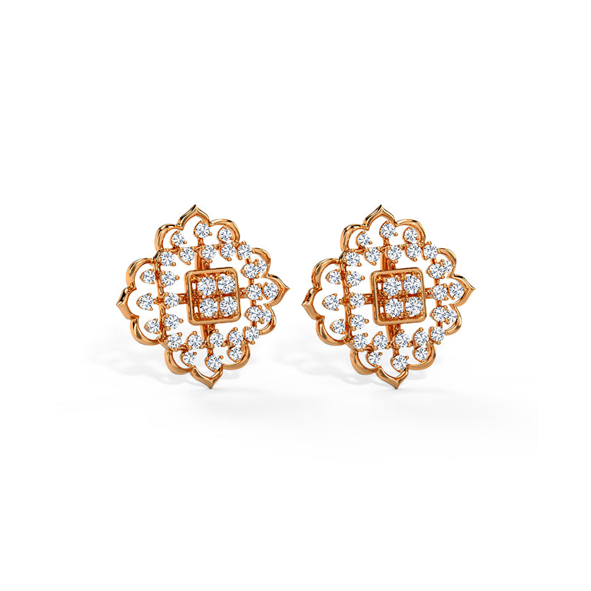 Shiloh Diamond Stud Earrings