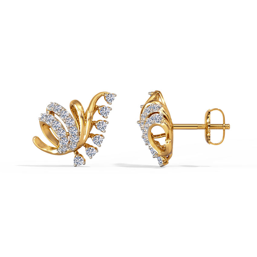 Sabra Diamond Stud Earrings