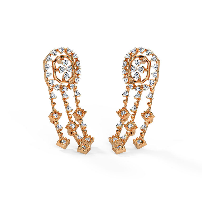 Blaire Diamond Drop Earrings
