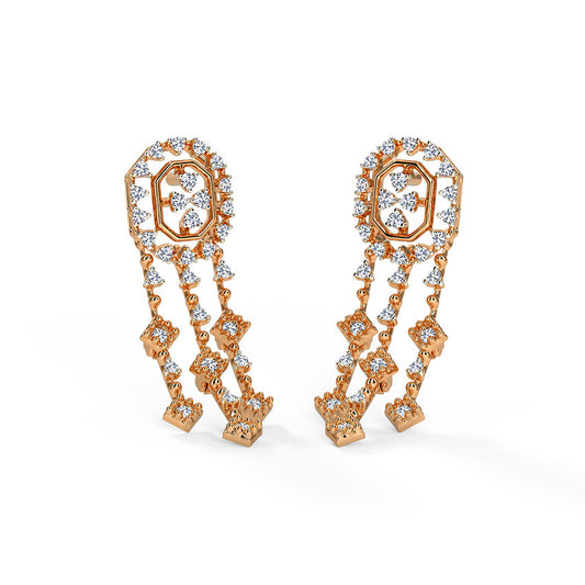 Blaire Diamond Drop Earrings