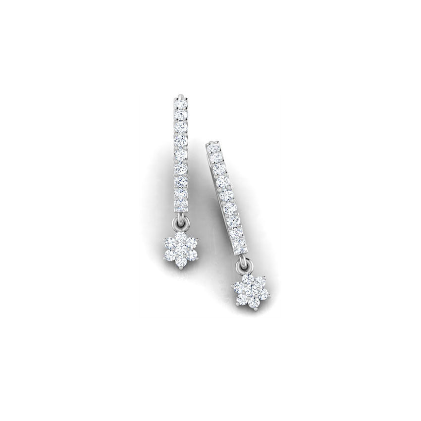 Fiona Diamond Hoop Earrings