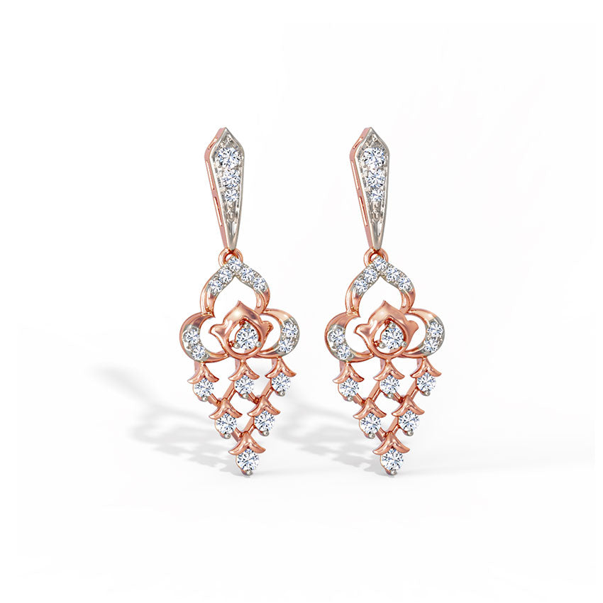 Sydney Diamond Drop Earrings