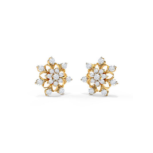 Stellar Diamond Stud Earrings