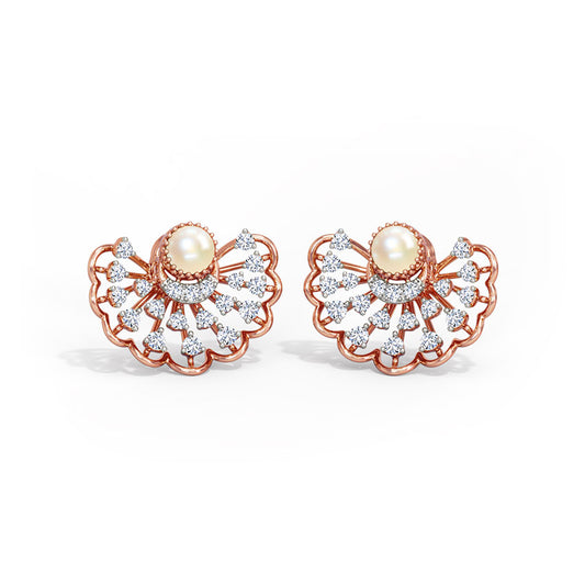 Habiba Diamond Stud Earrings