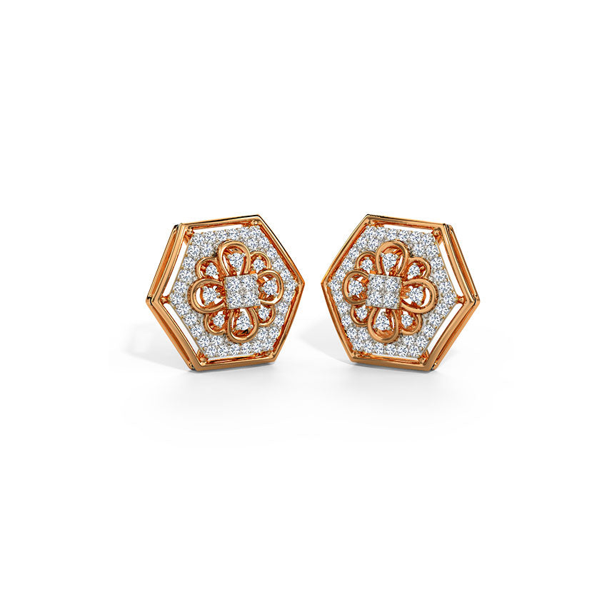 Anya Diamond Stud Earrings