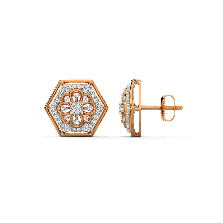Anya Diamond Stud Earrings