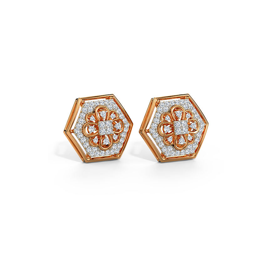 Anya Diamond Stud Earrings