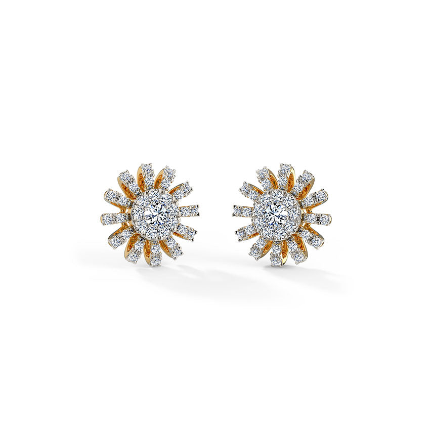Shiv Diamond Stud Earrings