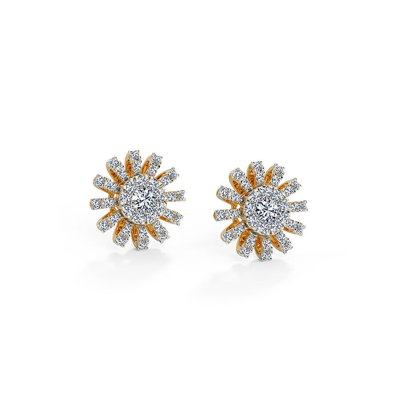Shiv Diamond Stud Earrings