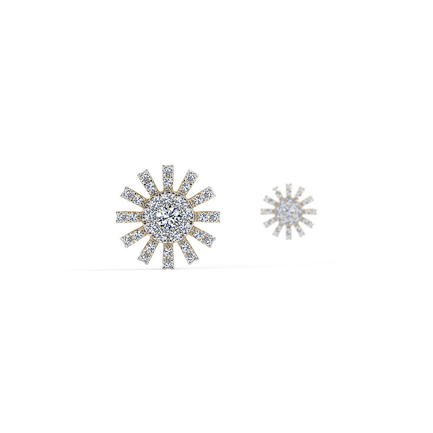 Shiv Diamond Stud Earrings