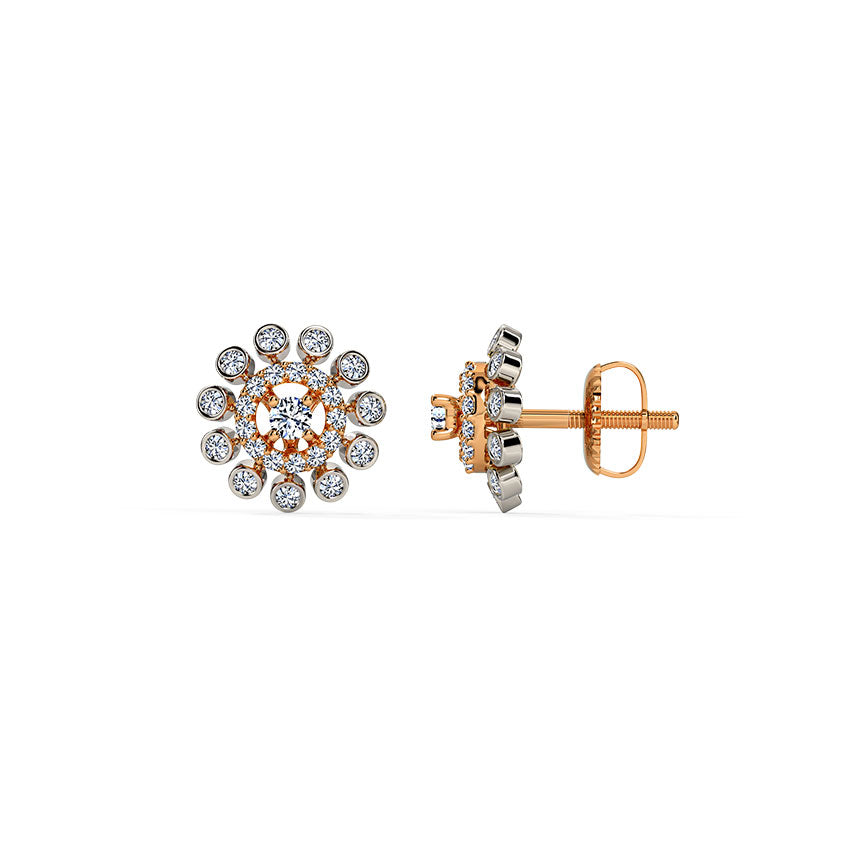 Aria Diamond Stud Earrings