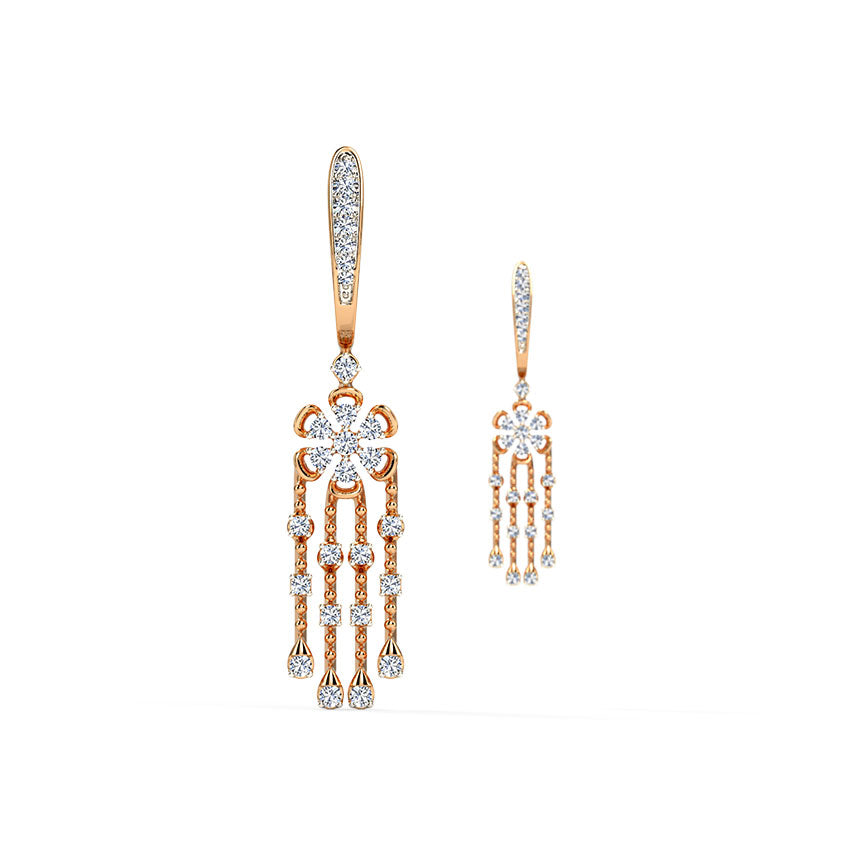 Eva Diamond Drop Earrings