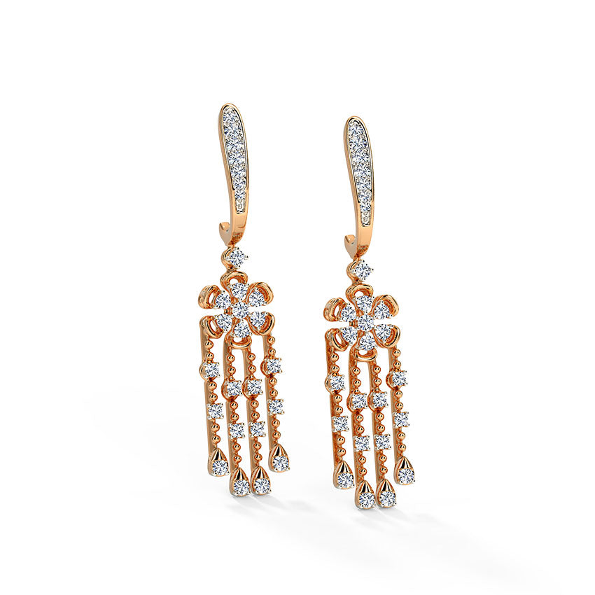 Eva Diamond Drop Earrings
