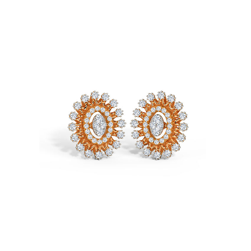 Veronica Diamond Stud Earrings