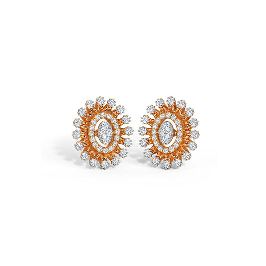 Veronica Diamond Stud Earrings