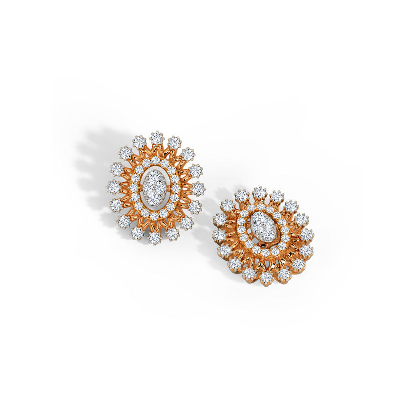 Veronica Diamond Stud Earrings