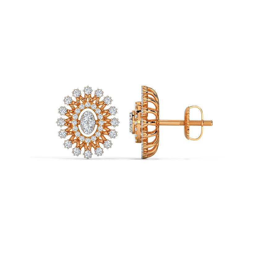 Veronica Diamond Stud Earrings