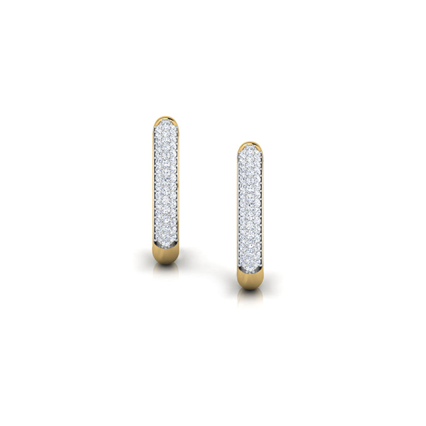 Natalia Grand Diamond Hoop Earrings