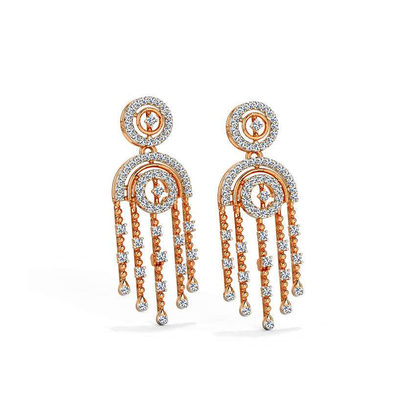 Shimmering Sejal Diamond Drop Earrings