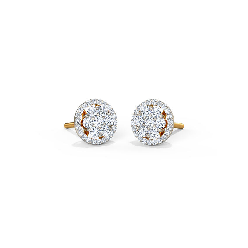 Athena Diamond Stud Earrings