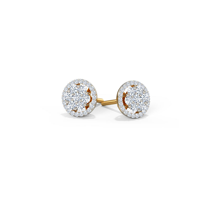 Athena Diamond Stud Earrings
