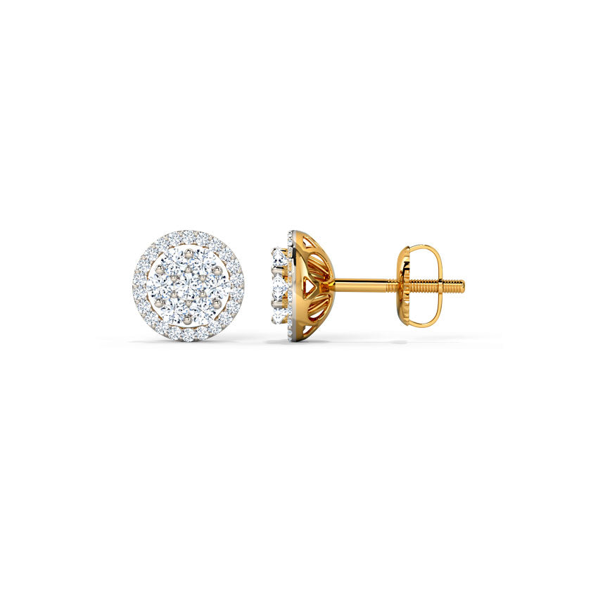 Athena Diamond Stud Earrings