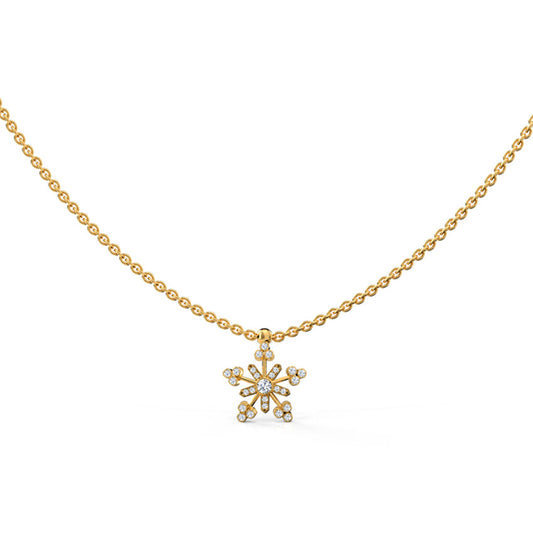 Dazzling Star Diamond Necklace