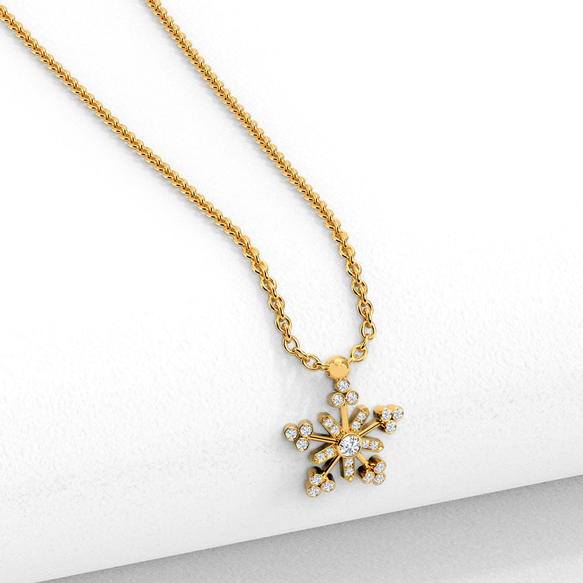 Dazzling Star Diamond Necklace