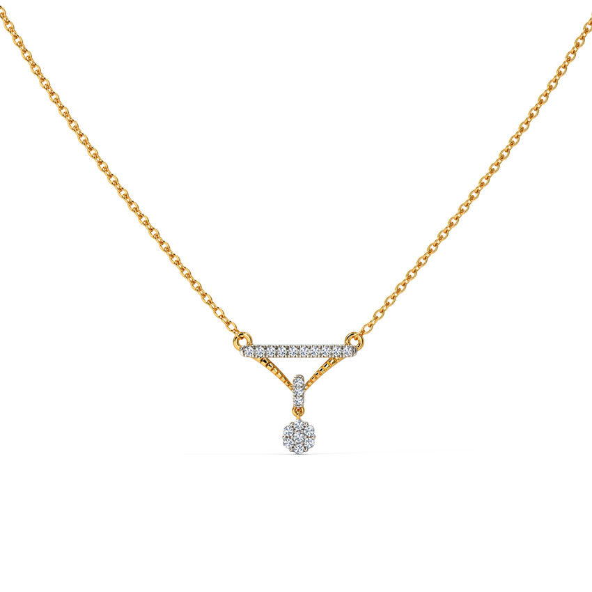 Elara Gleaming Diamond Necklace