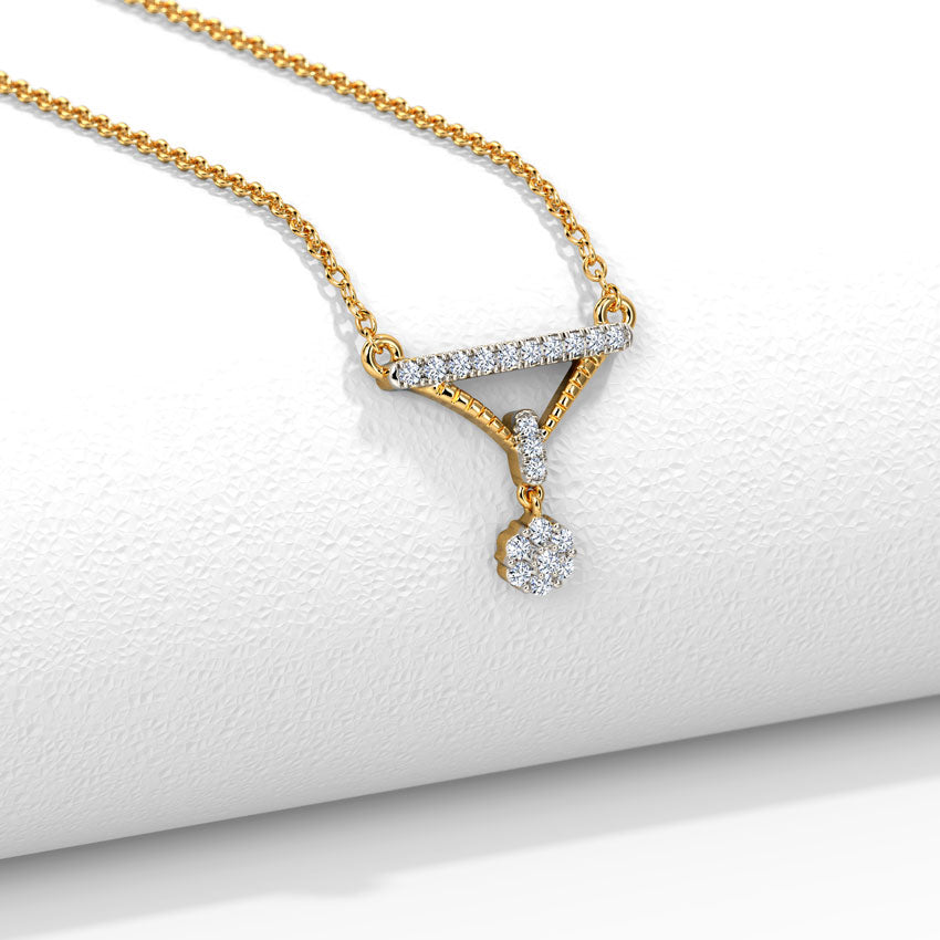 Elara Gleaming Diamond Necklace