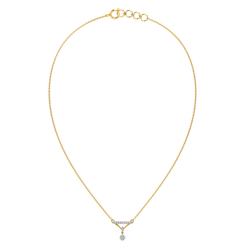 Elara Gleaming Diamond Necklace