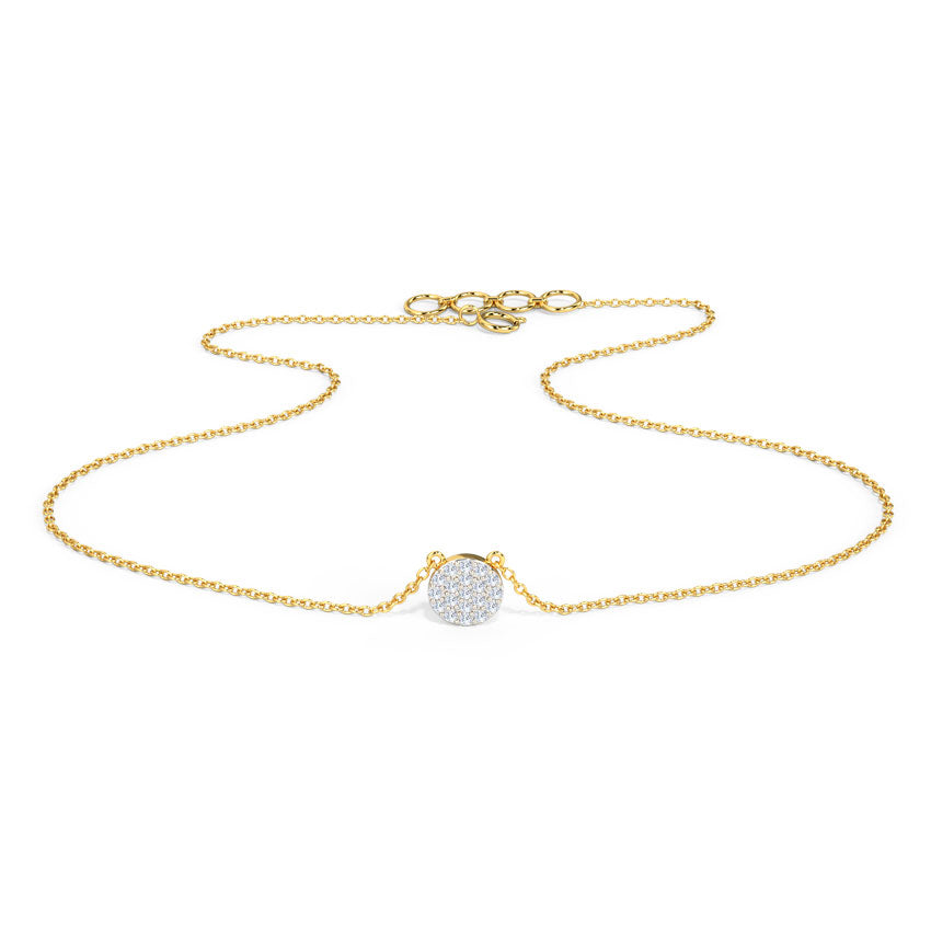 Circle Diamond Necklace