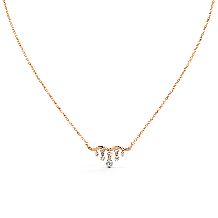 Clara Droplet Diamond Necklace