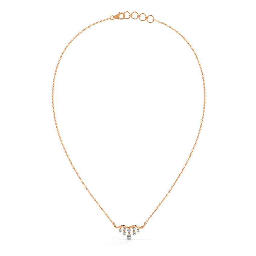 Clara Droplet Diamond Necklace