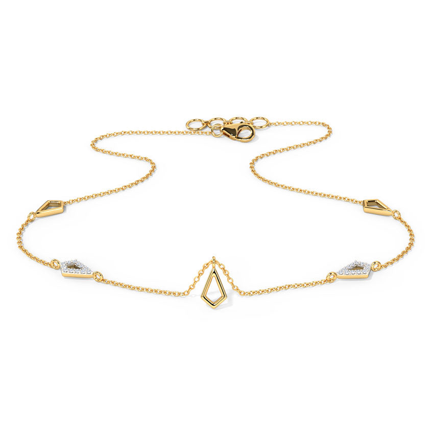 Bedazzled Geometric Diamond Necklace