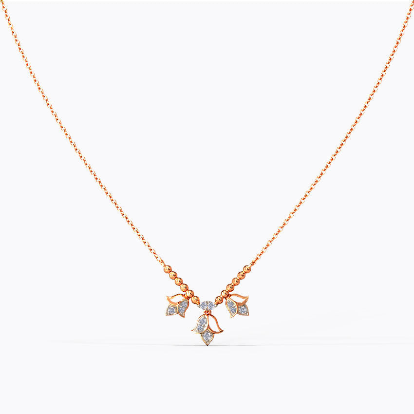 Flora Tulip Diamond Necklace