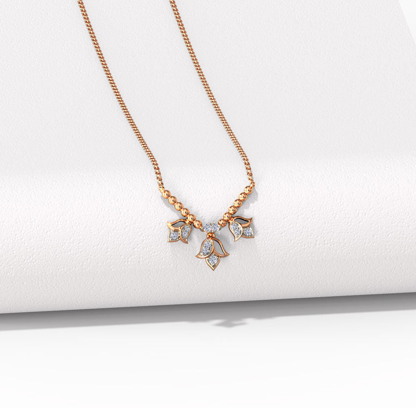 Flora Tulip Diamond Necklace