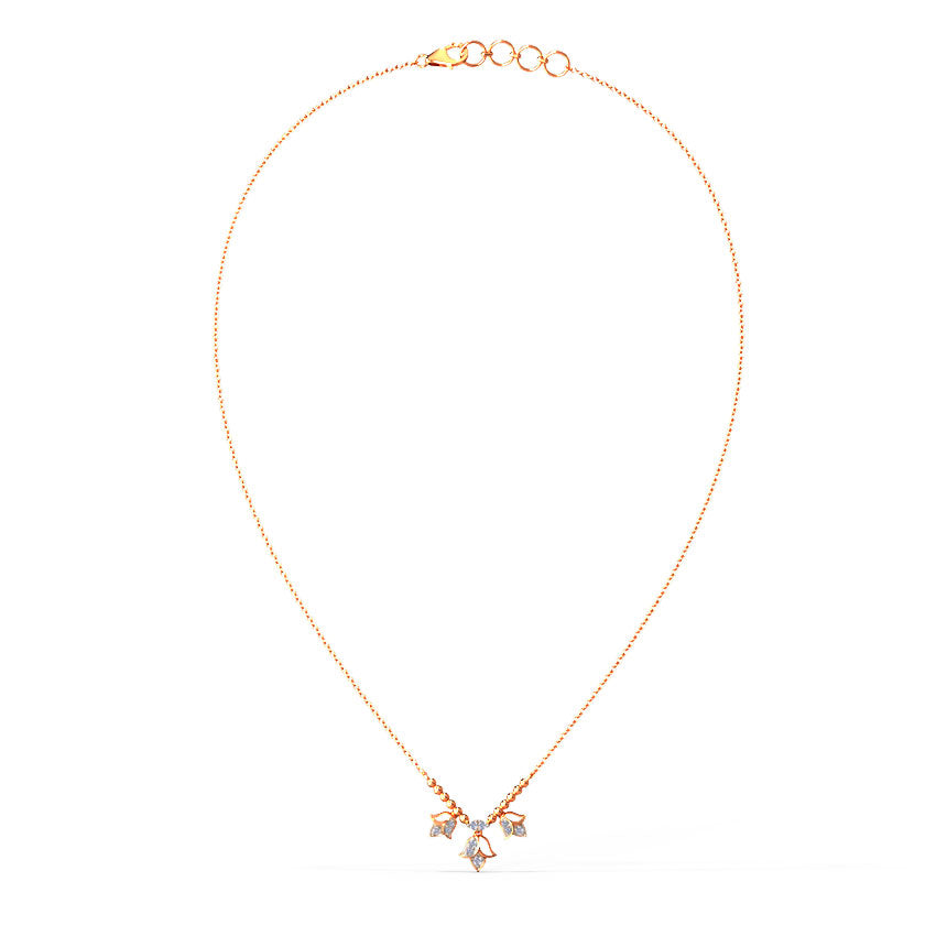Flora Tulip Diamond Necklace