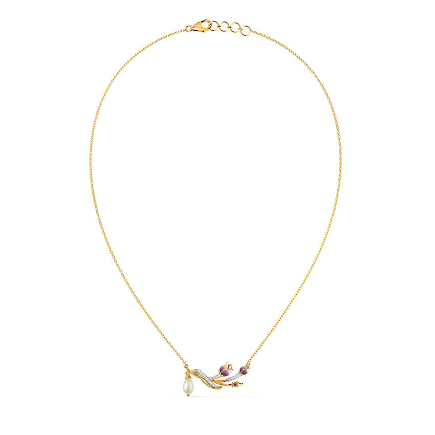Oliviera Tulip Pearl Necklace
