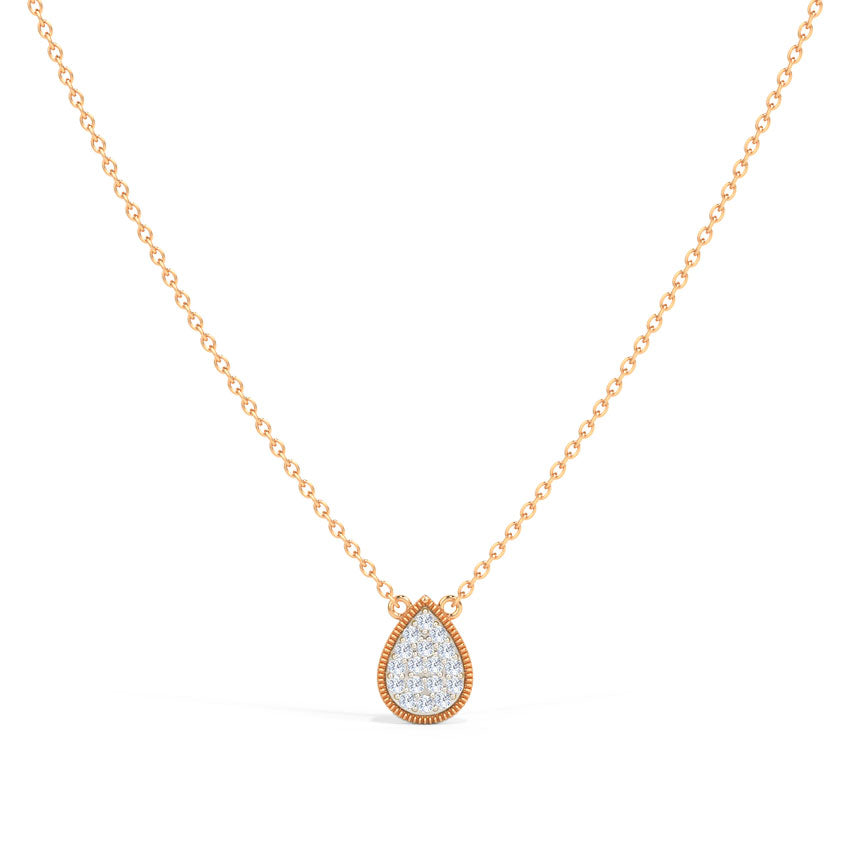 Timeless Pear Diamond Necklace