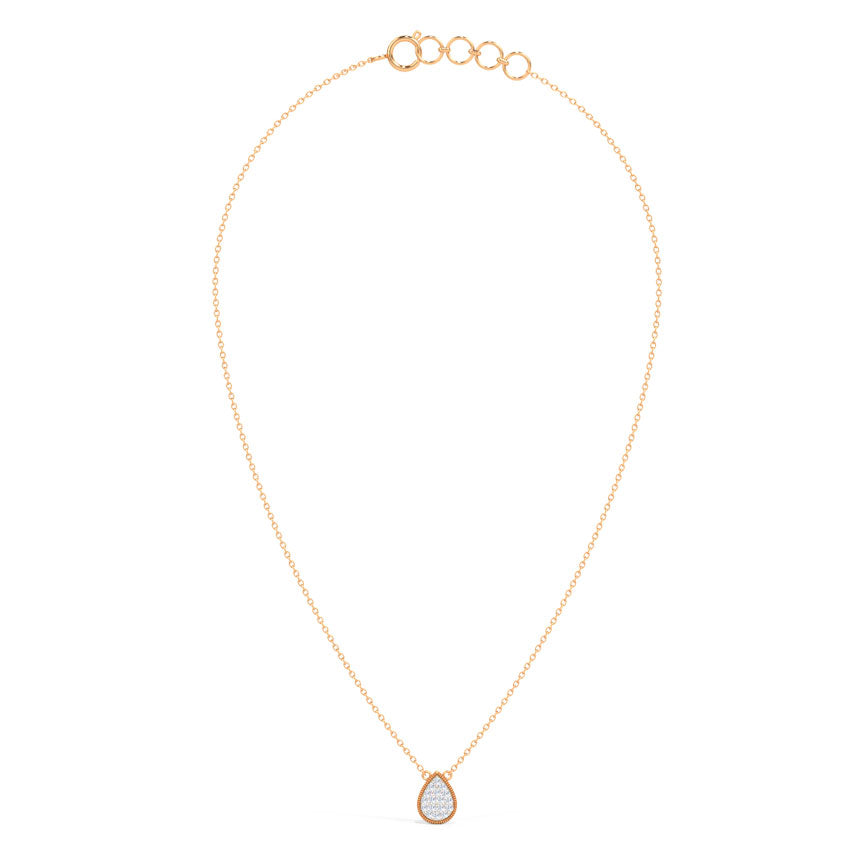 Timeless Pear Diamond Necklace