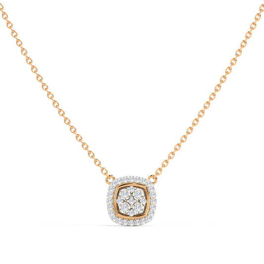 Elegant Quad Diamond Necklace