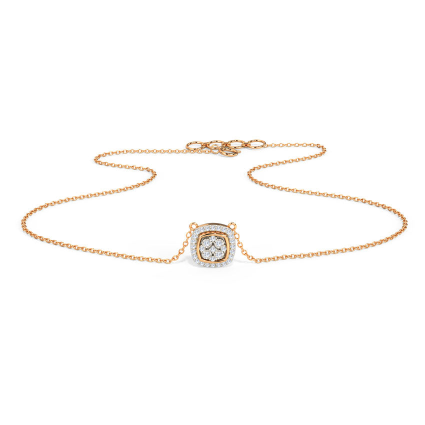 Elegant Quad Diamond Necklace