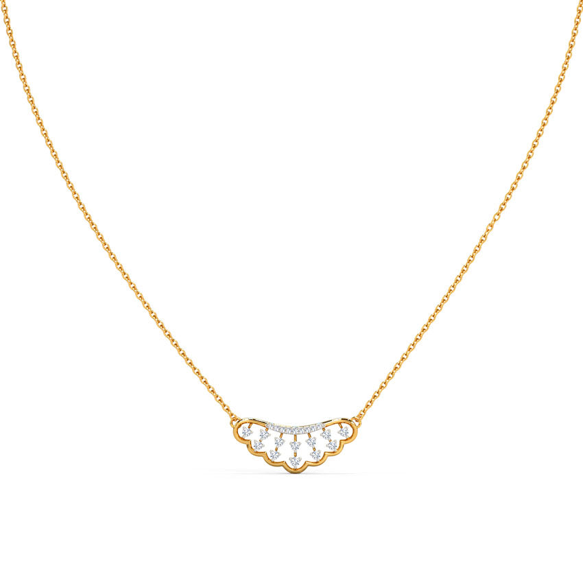 Aria Tulip Diamond Necklace