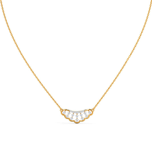 Aria Tulip Diamond Necklace