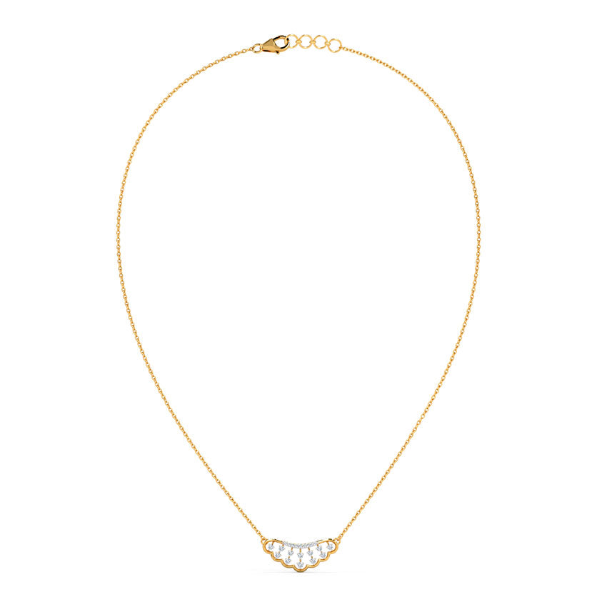 Aria Tulip Diamond Necklace